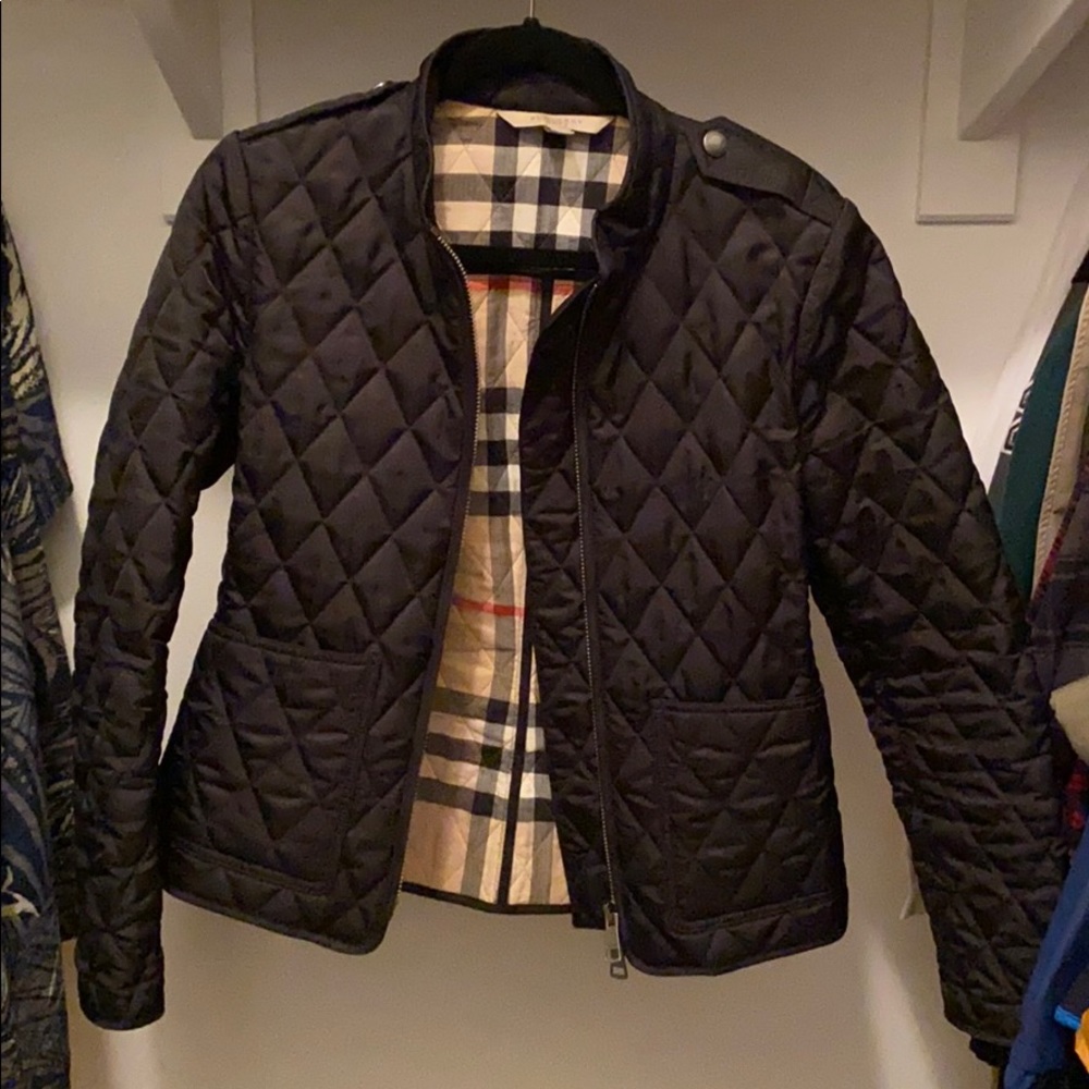 Burberry Medium Quilted Black Jacket